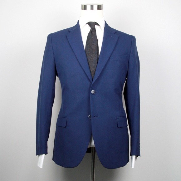 Nautica Other - Nautica Men's Modern Fit Stretch Sport Coat 40R Blue Solid‎ E06889